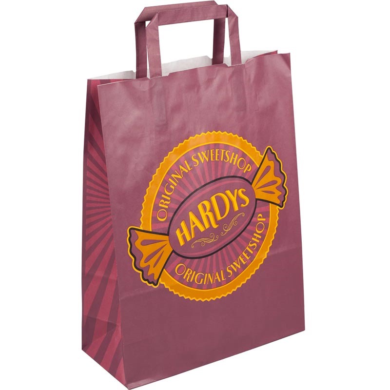 Bespoke Printed Twist Handle Paper Bags available in a ...