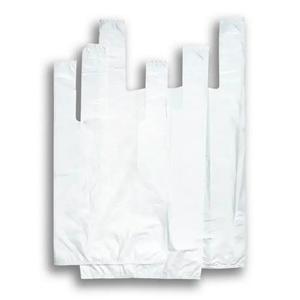 Vest Style White Standard Plastic Carrier Bags