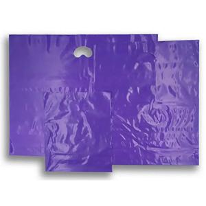 Degradable Purple Plastic Carrier Bags