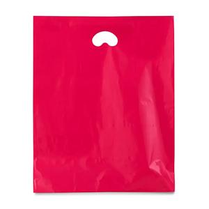 Degradable Shocking Pink Plastic Carrier Bags