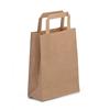 Recycled Brown Flat Handle Paper Carrier Bags