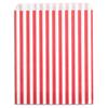Candy Striped Red Paper Bags