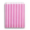 Candy Striped Pink Paper Bags