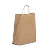 Value Recycled Brown Paper Carrier Bags with Twisted Handles (Unribbed)