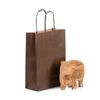 Premium Italian Chocolate Brown Paper Carrier Bags with Twisted Handles