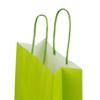Premium Italian Lime Green Paper Carrier Bags with Twisted Handles