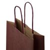 Italian Bordeaux One Bottle Paper Bag with Twisted Handles