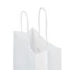 Italian White One Bottle Paper Bag with Twisted Handles