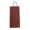 Italian Bordeaux Two Bottle Paper Bag with Twisted Handles