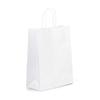 Value White  Paper Carrier Bags with Twisted Handles (Unribbed)