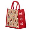 Smiling Santa Jute Bags with Luxury Padded Handles