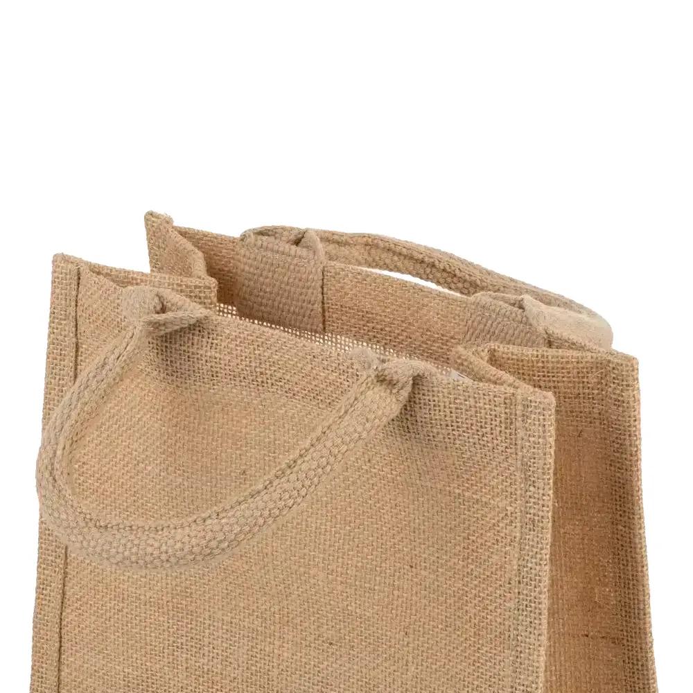 Luxury Padded Handle Natural Jute Bags