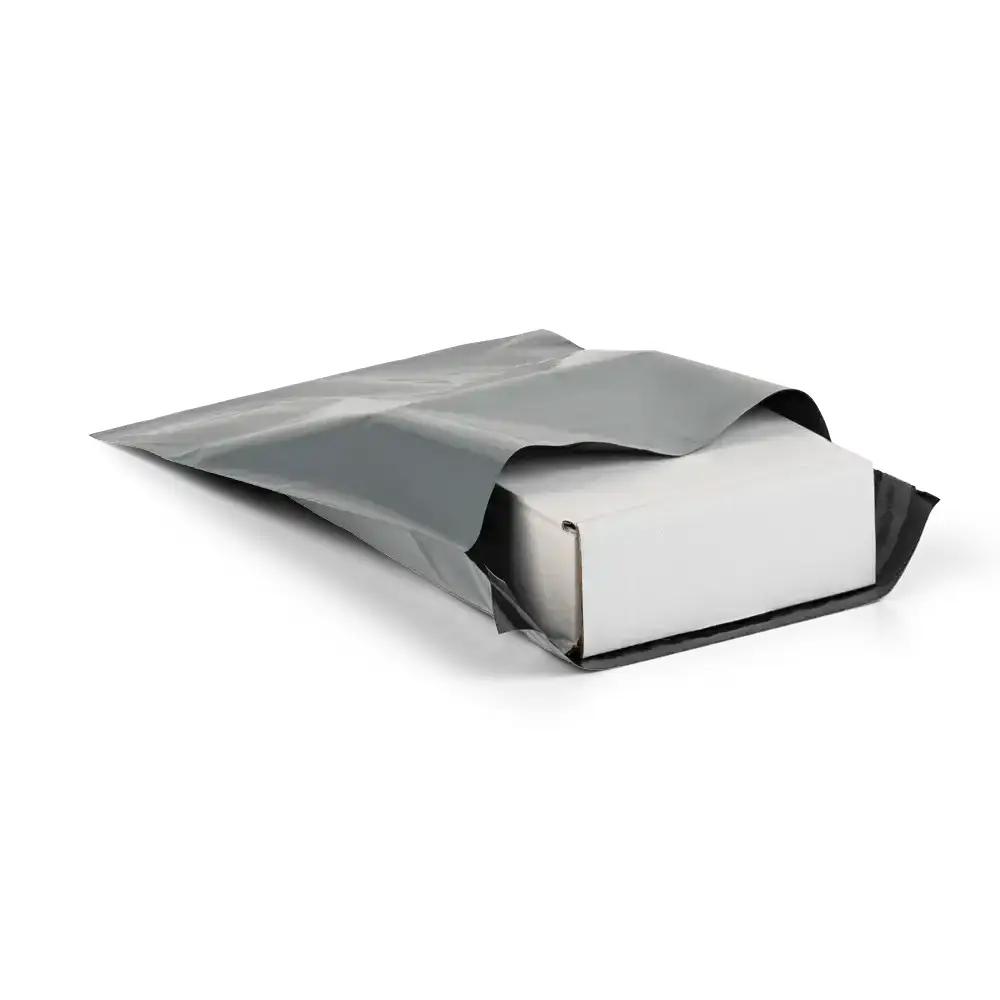 Grey Recycled Mailing Bags - Small Sizes