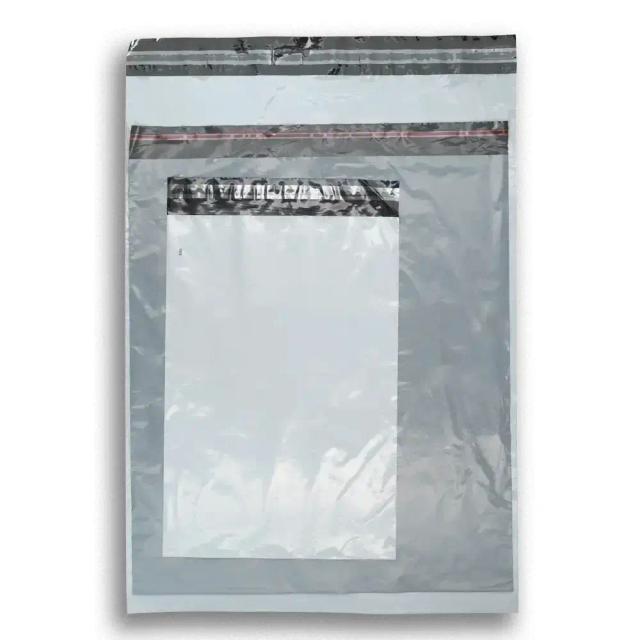 Grey Recycled Mailing Bags - Large Sizes