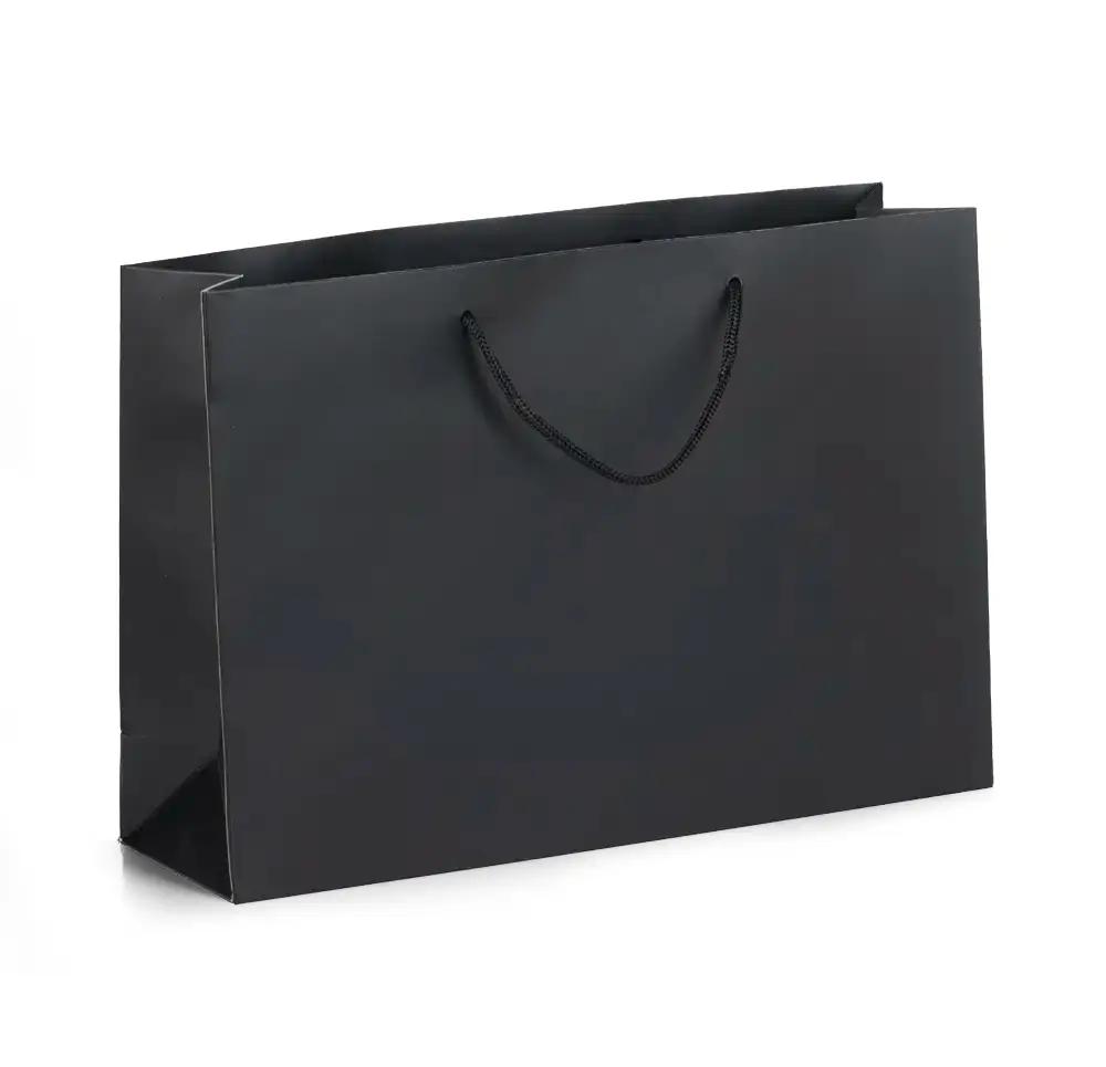 Black Matt Boutique Paper Carrier Bags