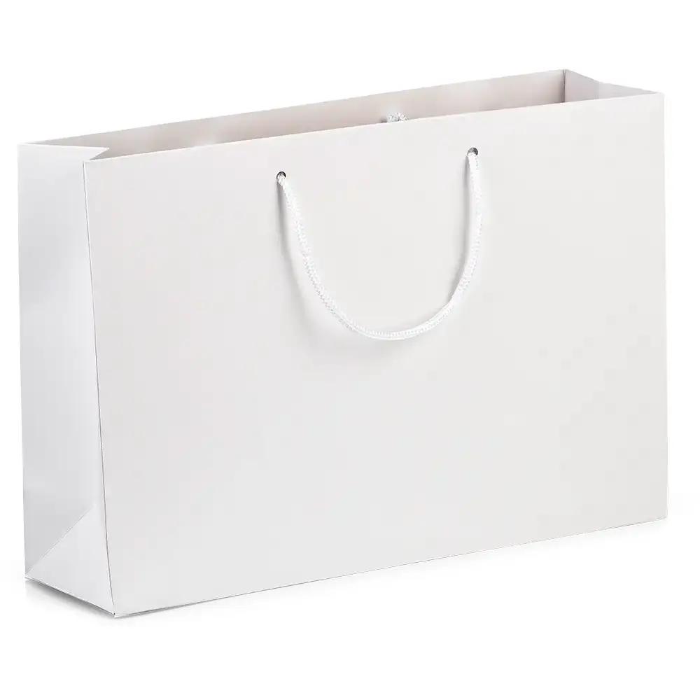 White Matt Boutique Paper Carrier Bags