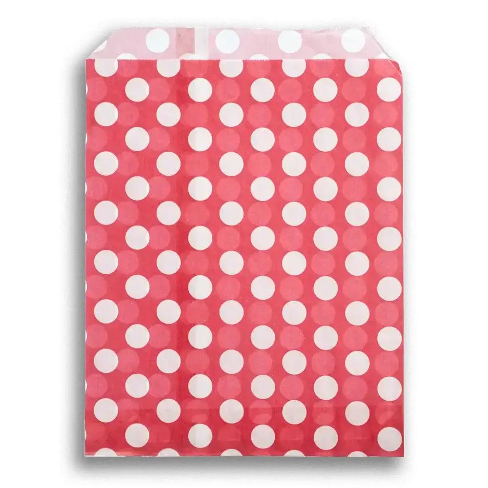 Red Polka Dot Paper Party Bags