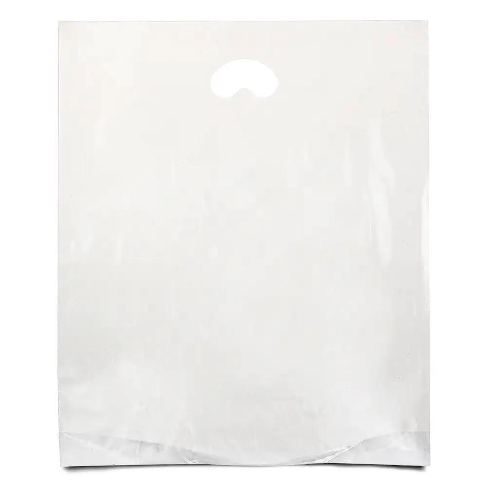 Premium Degradable Clear Plastic Carrier Bags