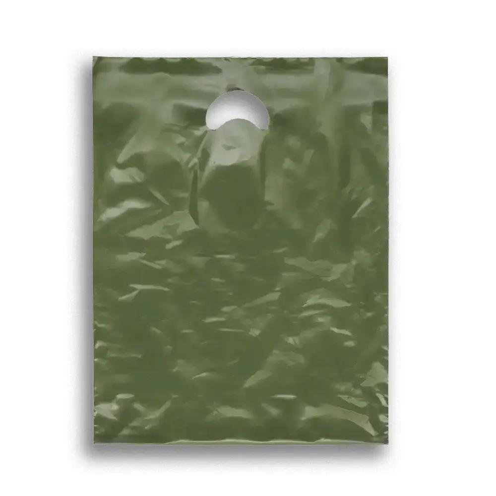 Premium Degradable Harrods Green Plastic Carrier Bags