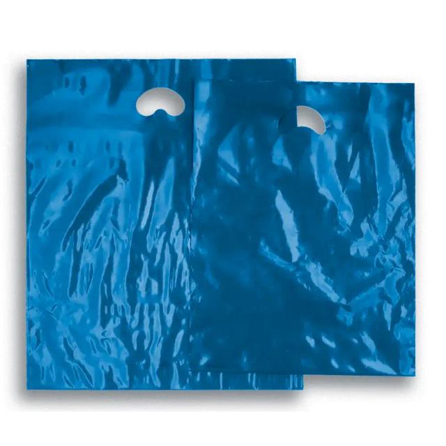 Premium Degradable Navy Blue Plastic Carrier Bags