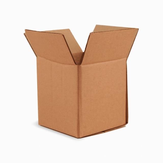 Single Wall Cardboard Boxes - 4" x 4" x 4"