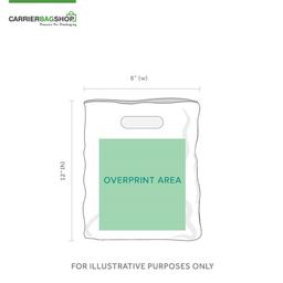 Apple Green Printed Varigauge Plastic Carrier Bags