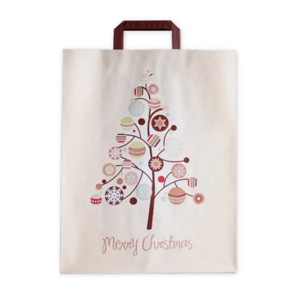 Premium Merry Christmas Paper Carrier Bags Rocaba Packaging